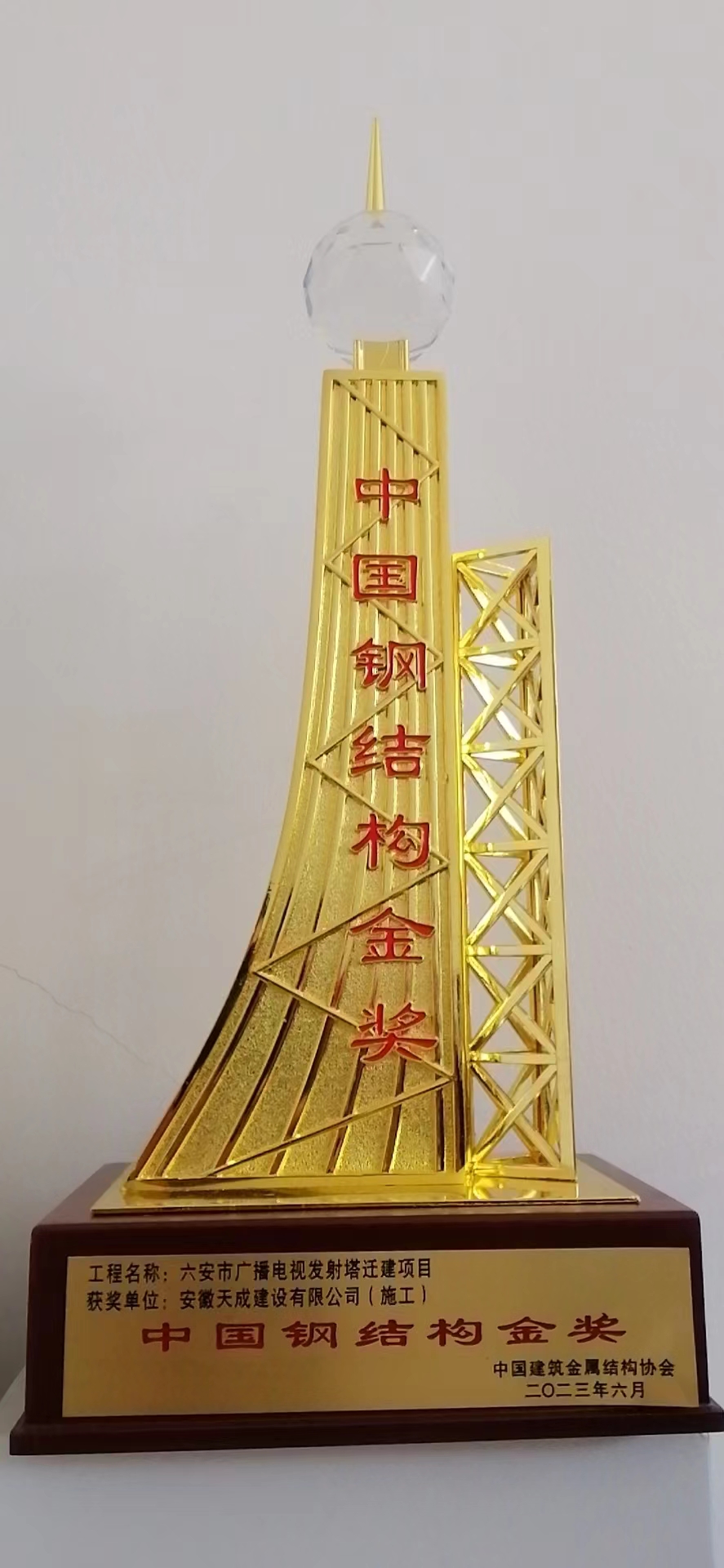 中國鋼結構金獎工程